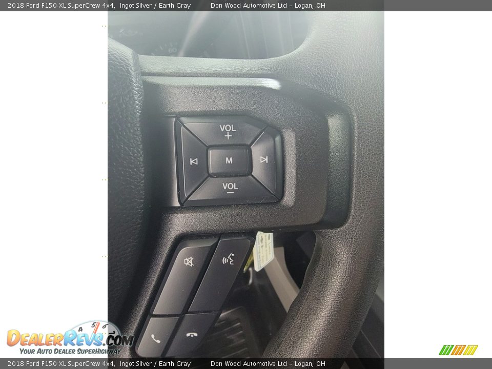 2018 Ford F150 XL SuperCrew 4x4 Ingot Silver / Earth Gray Photo #17