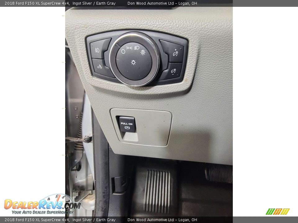 2018 Ford F150 XL SuperCrew 4x4 Ingot Silver / Earth Gray Photo #18