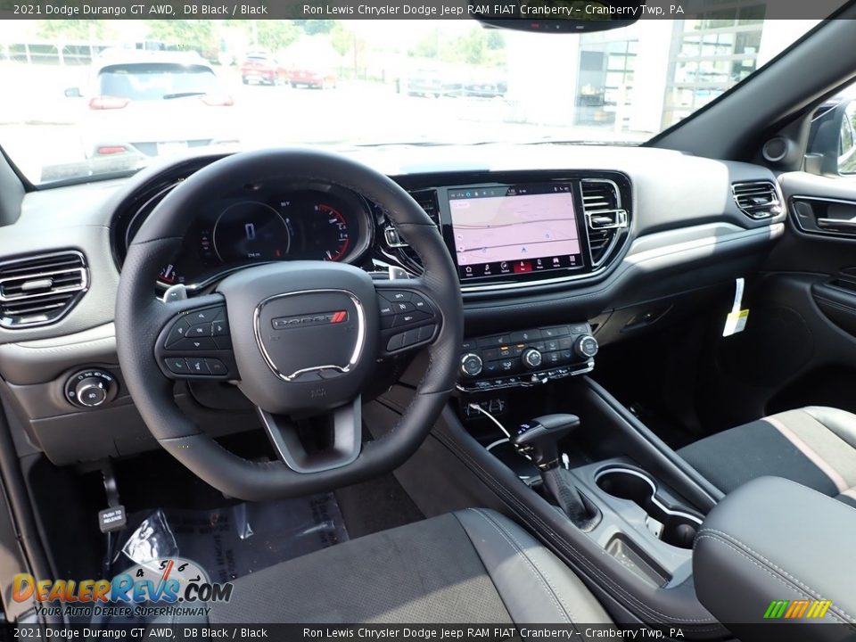 Black Interior - 2021 Dodge Durango GT AWD Photo #15