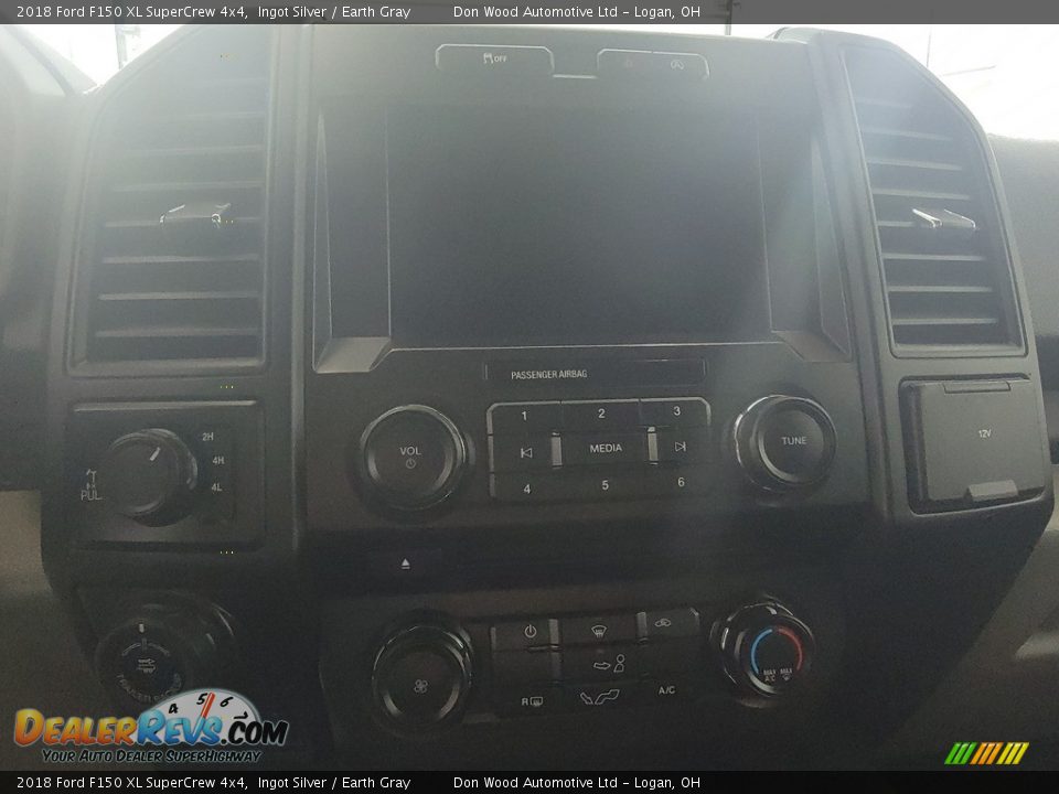 2018 Ford F150 XL SuperCrew 4x4 Ingot Silver / Earth Gray Photo #19