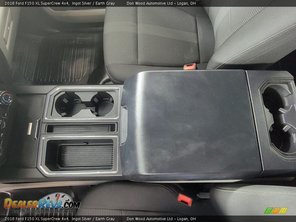 2018 Ford F150 XL SuperCrew 4x4 Ingot Silver / Earth Gray Photo #20