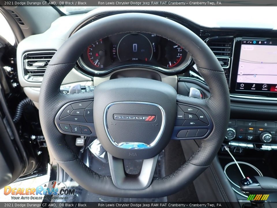 2021 Dodge Durango GT AWD Steering Wheel Photo #17