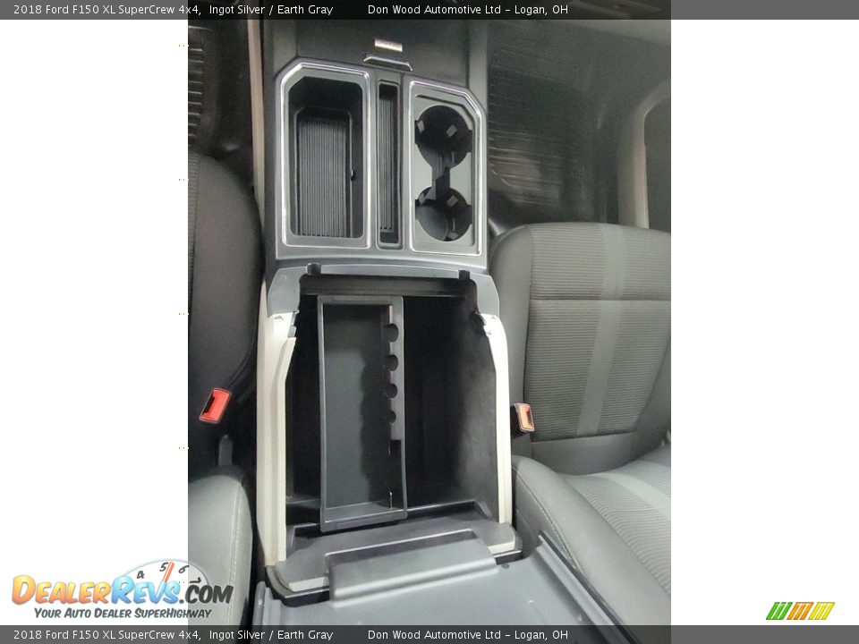 2018 Ford F150 XL SuperCrew 4x4 Ingot Silver / Earth Gray Photo #21
