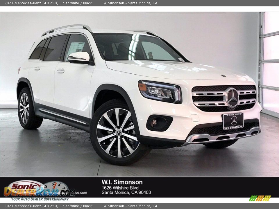 2021 Mercedes-Benz GLB 250 Polar White / Black Photo #1