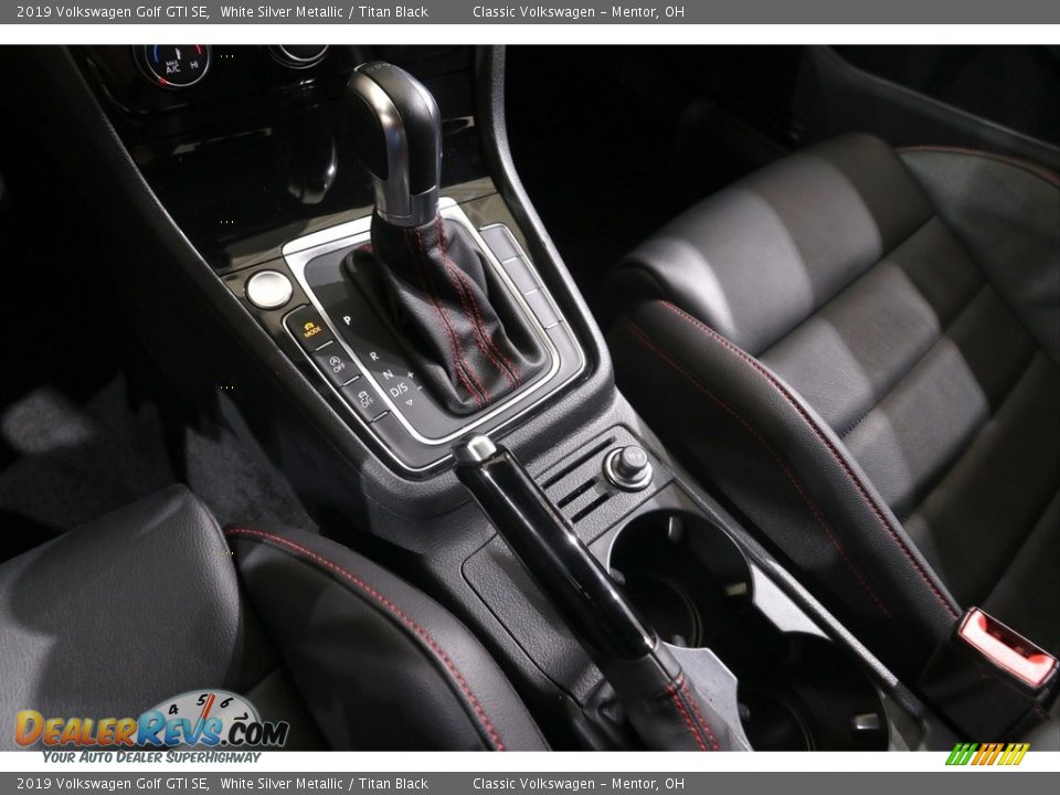2019 Volkswagen Golf GTI SE White Silver Metallic / Titan Black Photo #12