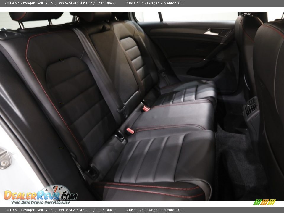 2019 Volkswagen Golf GTI SE White Silver Metallic / Titan Black Photo #15