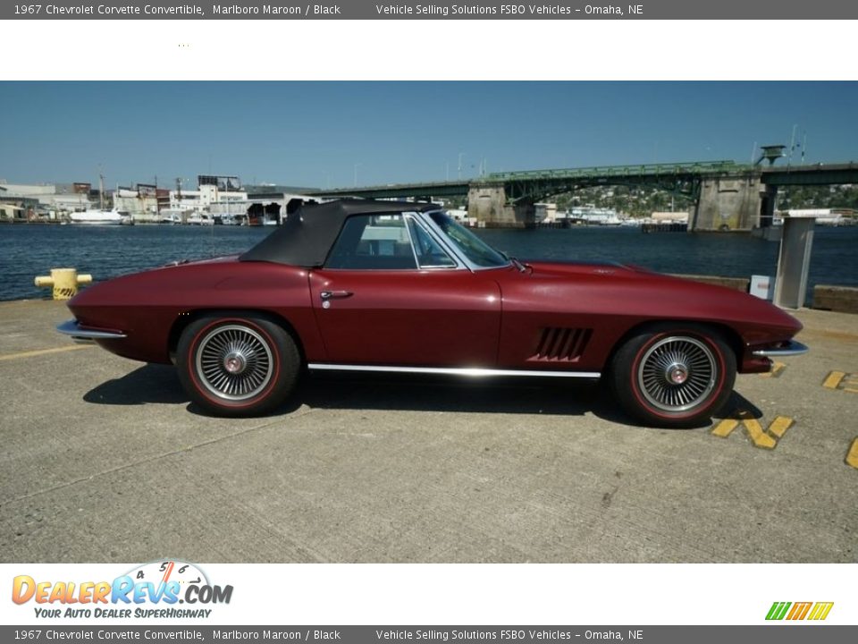 Marlboro Maroon 1967 Chevrolet Corvette Convertible Photo #5