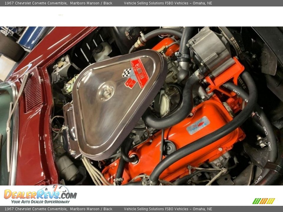 1967 Chevrolet Corvette Convertible 427 cid OHV 16-Valve 3x2 bbl L71 V8 Engine Photo #6