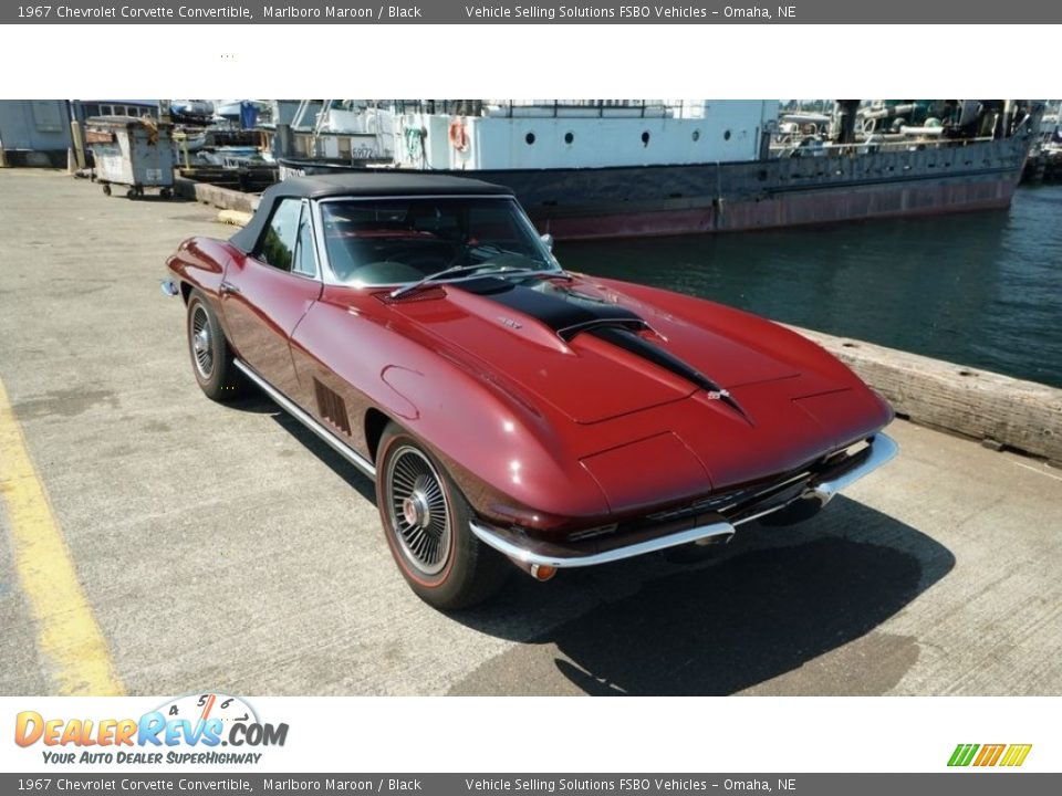 Marlboro Maroon 1967 Chevrolet Corvette Convertible Photo #9