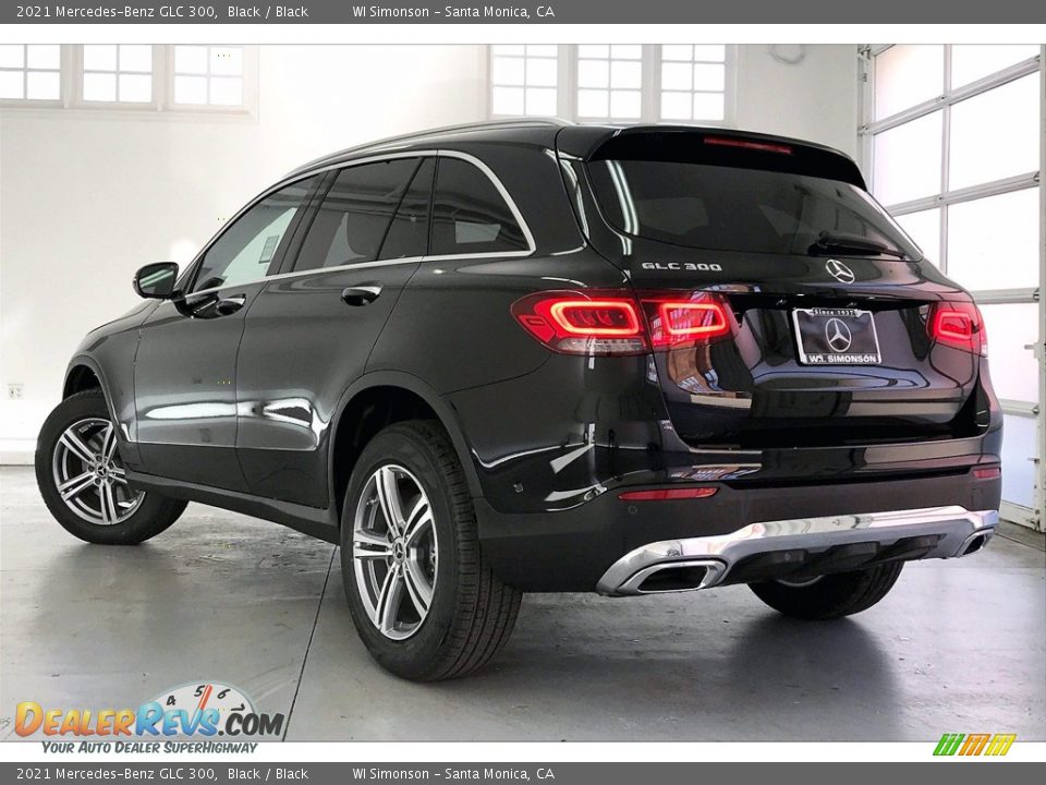 2021 Mercedes-Benz GLC 300 Black / Black Photo #2