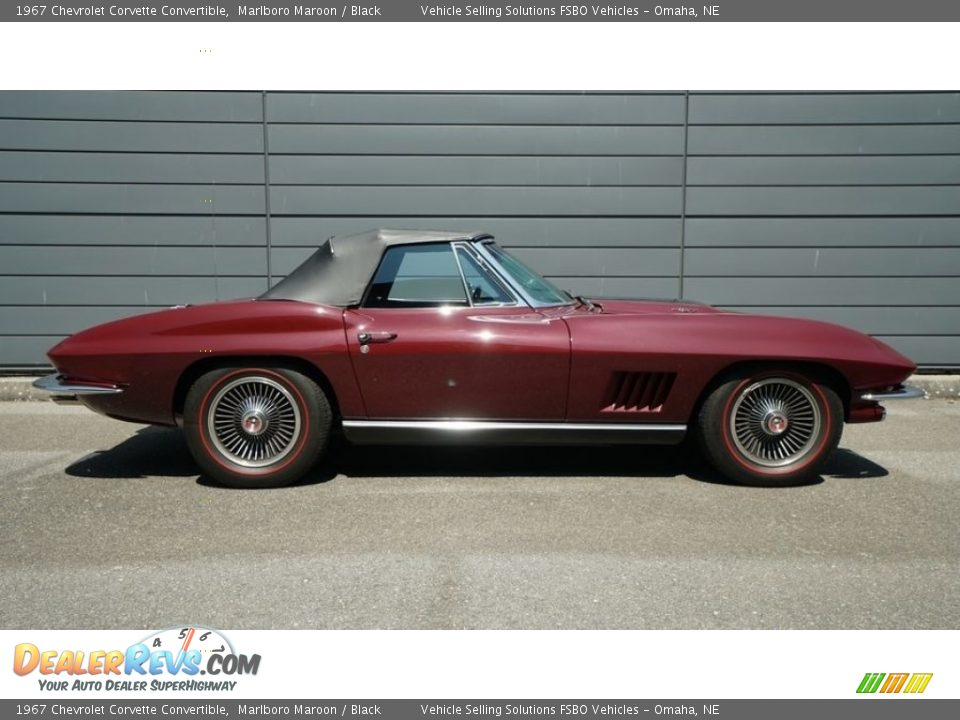 Marlboro Maroon 1967 Chevrolet Corvette Convertible Photo #18