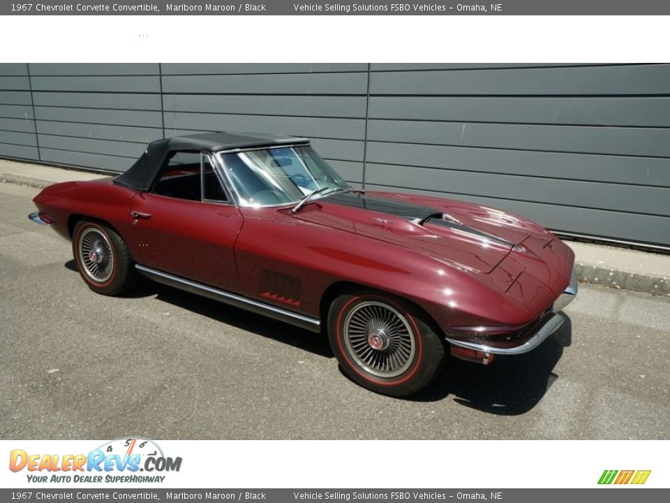 Marlboro Maroon 1967 Chevrolet Corvette Convertible Photo #20