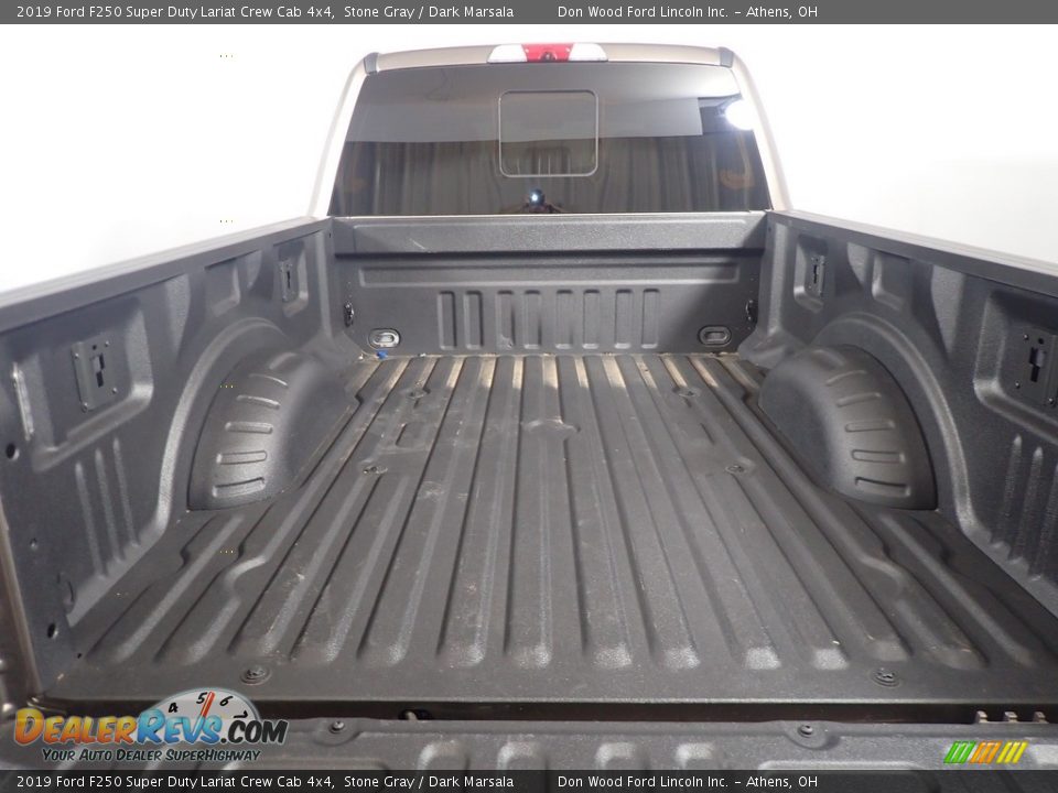 2019 Ford F250 Super Duty Lariat Crew Cab 4x4 Stone Gray / Dark Marsala Photo #15