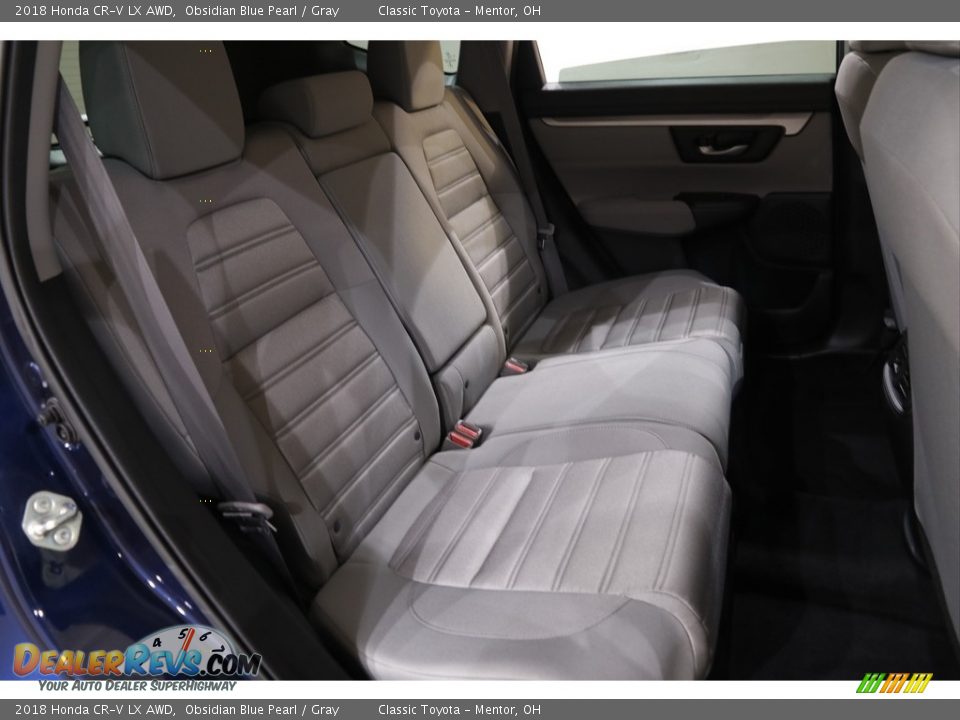 2018 Honda CR-V LX AWD Obsidian Blue Pearl / Gray Photo #15