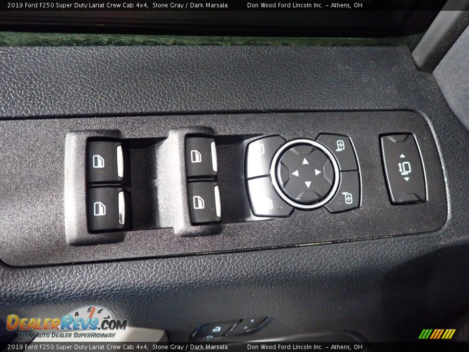 2019 Ford F250 Super Duty Lariat Crew Cab 4x4 Stone Gray / Dark Marsala Photo #22