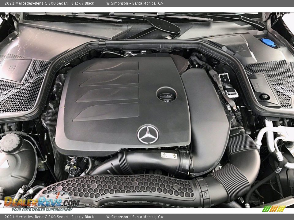 2021 Mercedes-Benz C 300 Sedan Black / Black Photo #8