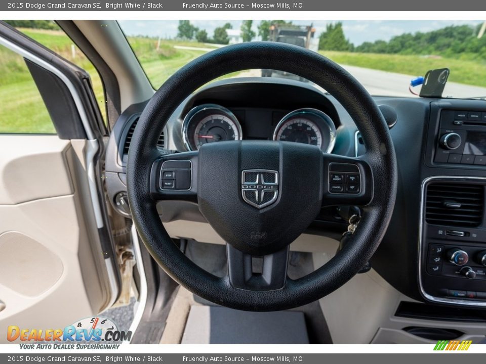 2015 Dodge Grand Caravan SE Bright White / Black Photo #33