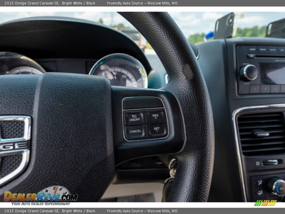 2015 Dodge Grand Caravan SE Bright White / Black Photo #35