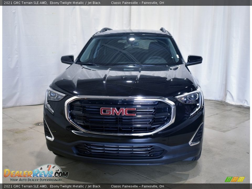 2021 GMC Terrain SLE AWD Ebony Twilight Metallic / Jet Black Photo #4