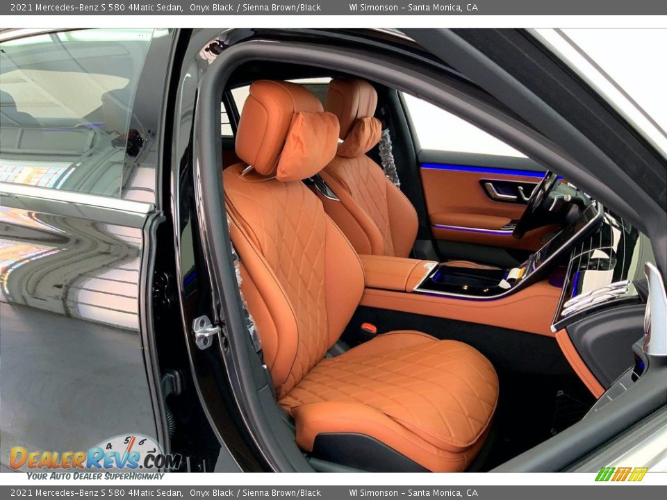 Sienna Brown/Black Interior - 2021 Mercedes-Benz S 580 4Matic Sedan Photo #5