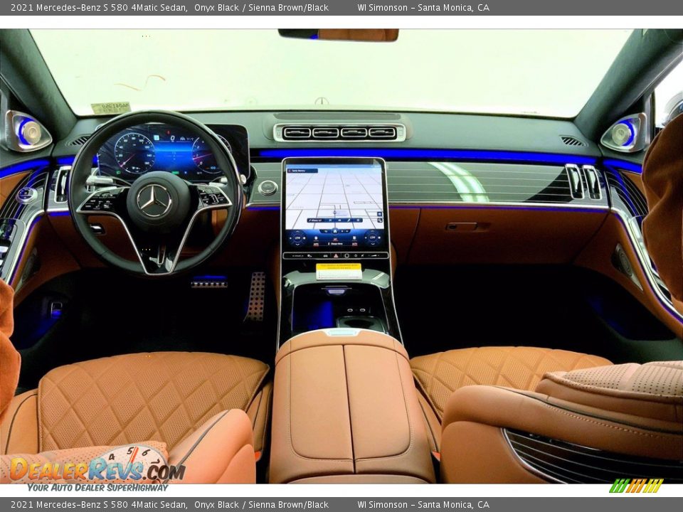 Dashboard of 2021 Mercedes-Benz S 580 4Matic Sedan Photo #6