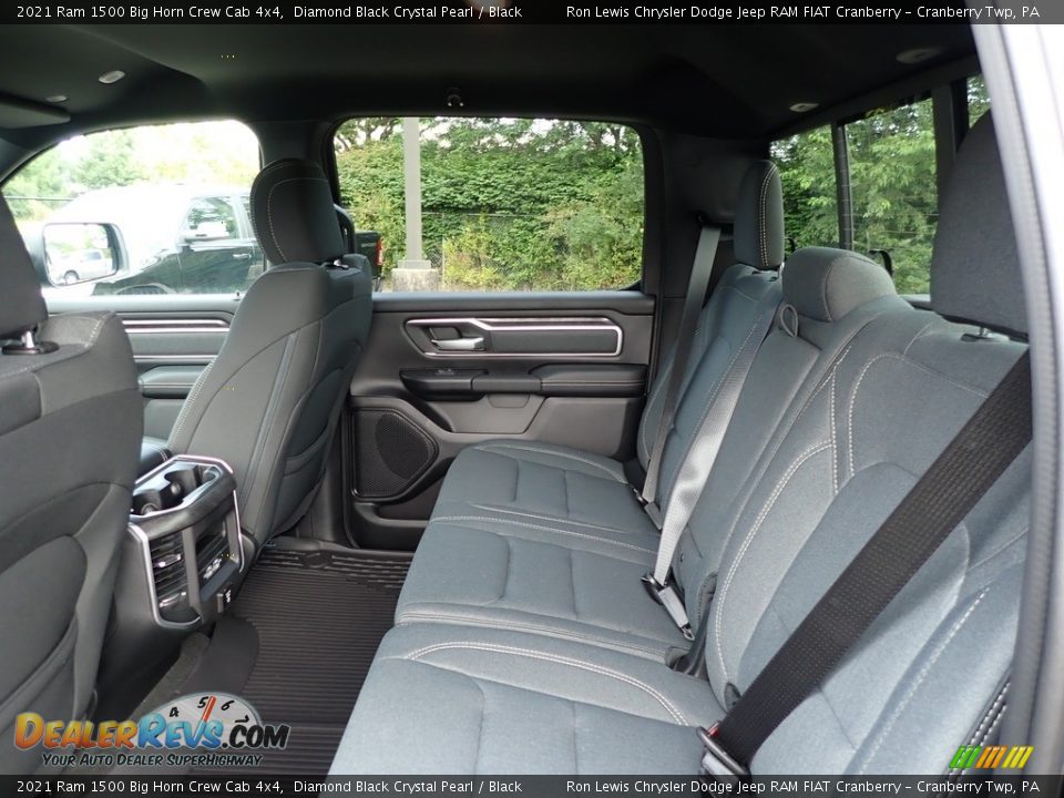 2021 Ram 1500 Big Horn Crew Cab 4x4 Diamond Black Crystal Pearl / Black Photo #13