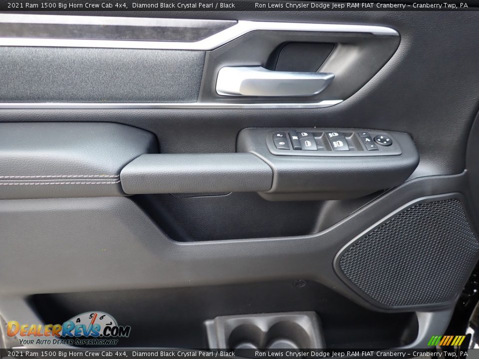 2021 Ram 1500 Big Horn Crew Cab 4x4 Diamond Black Crystal Pearl / Black Photo #15