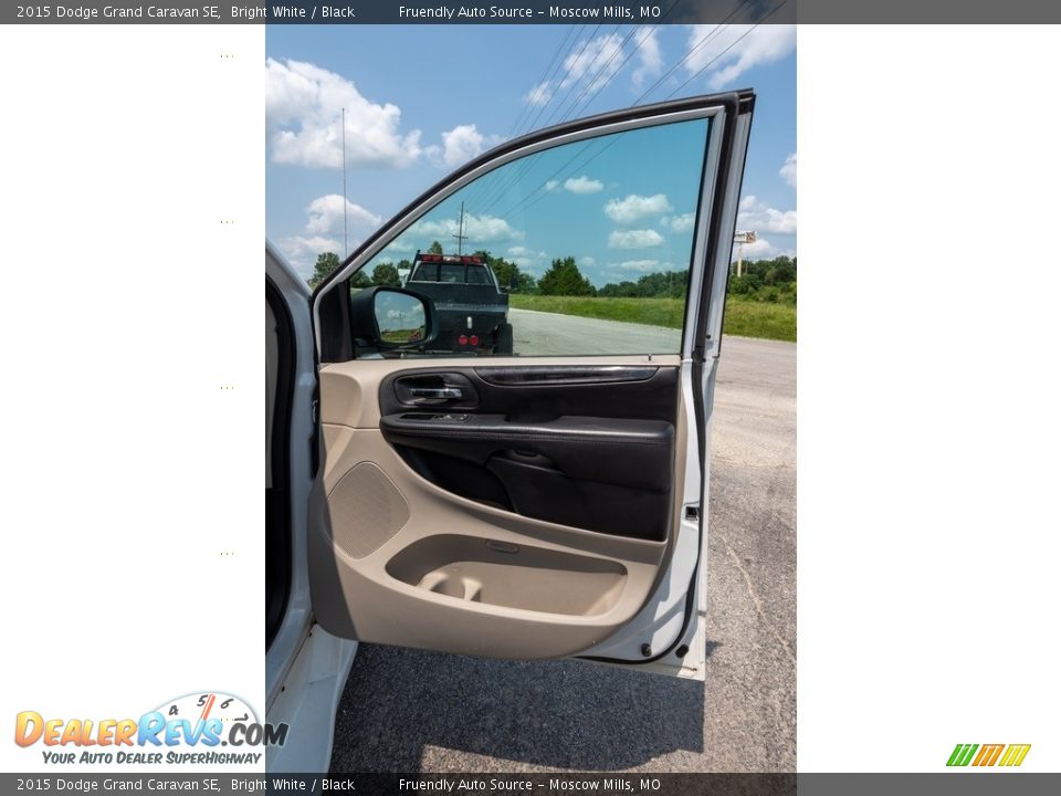 2015 Dodge Grand Caravan SE Bright White / Black Photo #27