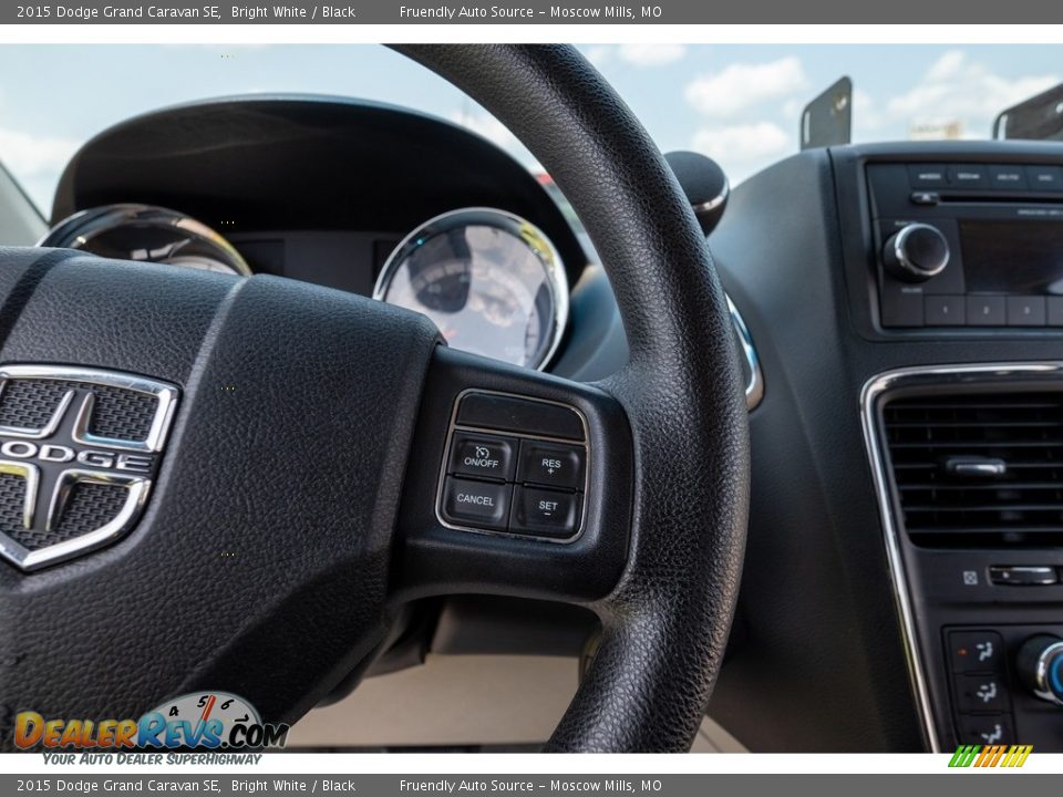 2015 Dodge Grand Caravan SE Bright White / Black Photo #35