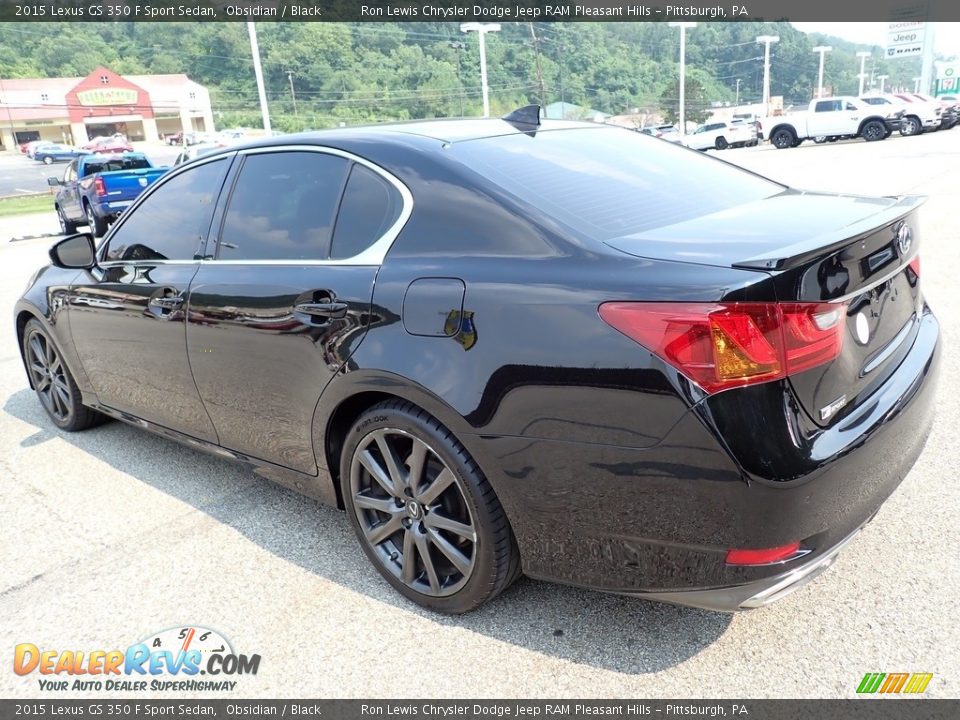 2015 Lexus GS 350 F Sport Sedan Obsidian / Black Photo #3