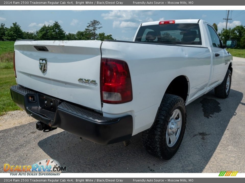 2014 Ram 2500 Tradesman Regular Cab 4x4 Bright White / Black/Diesel Gray Photo #4