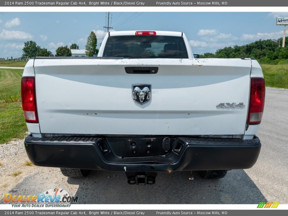 2014 Ram 2500 Tradesman Regular Cab 4x4 Bright White / Black/Diesel Gray Photo #5