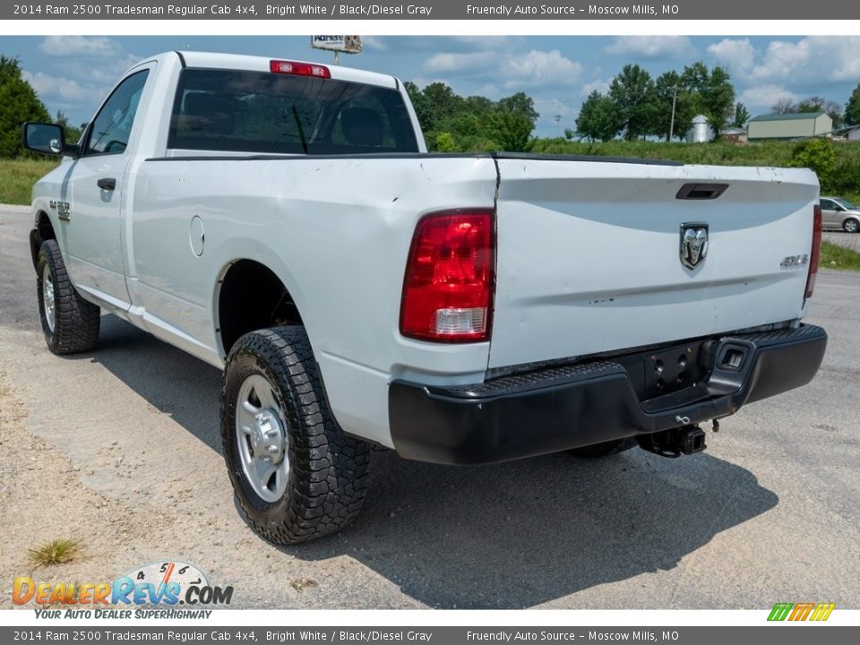 2014 Ram 2500 Tradesman Regular Cab 4x4 Bright White / Black/Diesel Gray Photo #6