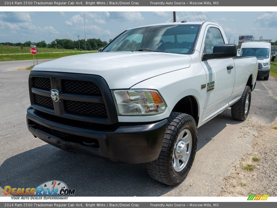 2014 Ram 2500 Tradesman Regular Cab 4x4 Bright White / Black/Diesel Gray Photo #8