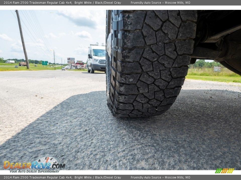 2014 Ram 2500 Tradesman Regular Cab 4x4 Bright White / Black/Diesel Gray Photo #12