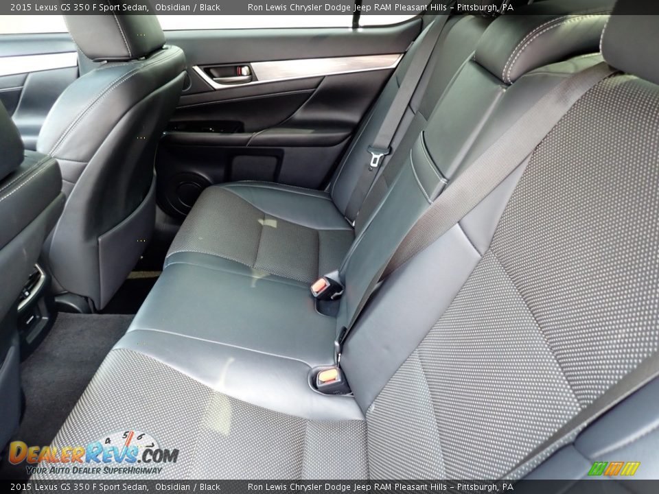 Rear Seat of 2015 Lexus GS 350 F Sport Sedan Photo #12