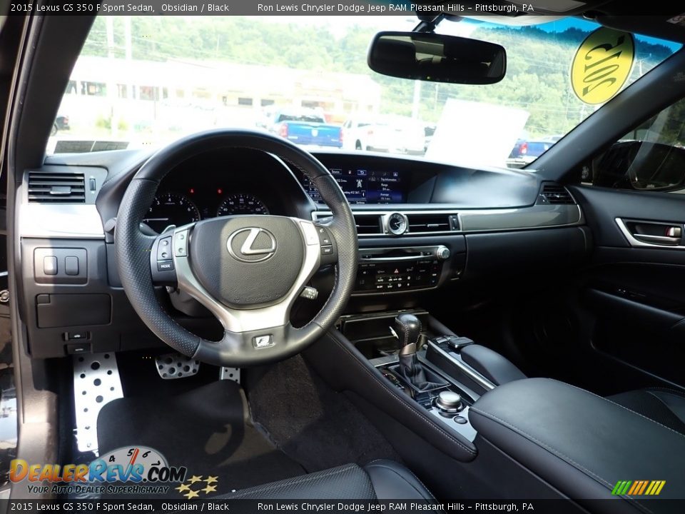 2015 Lexus GS 350 F Sport Sedan Obsidian / Black Photo #13