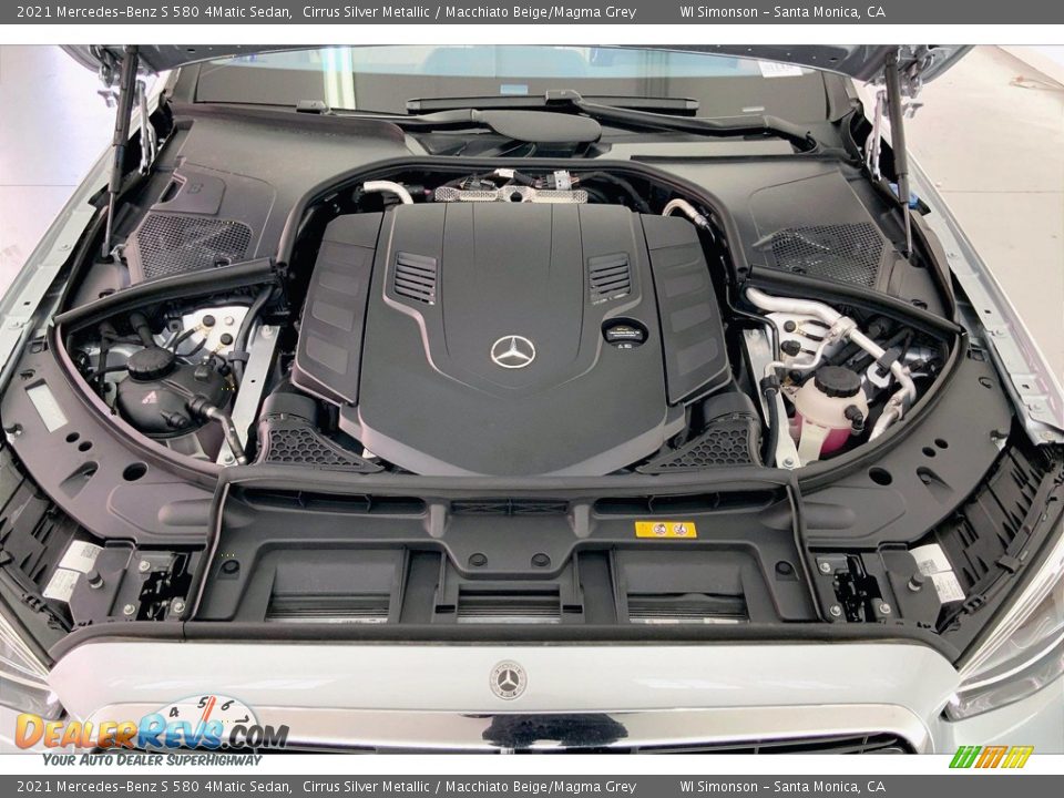 2021 Mercedes-Benz S 580 4Matic Sedan 4.0 Liter DI biturbo DOHC 32-Valve VVT V8 Engine Photo #9