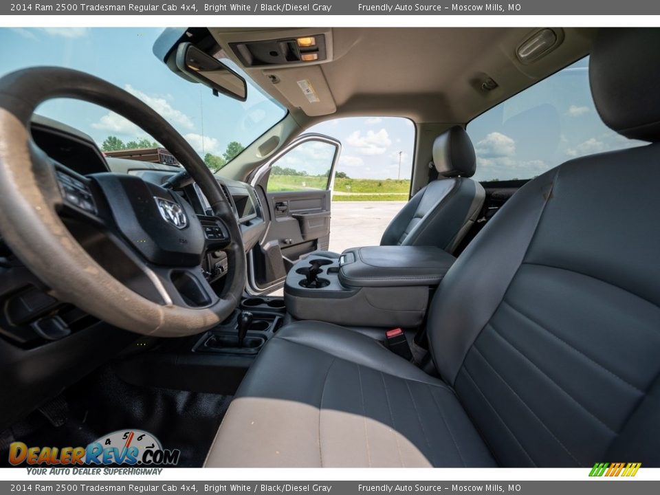 2014 Ram 2500 Tradesman Regular Cab 4x4 Bright White / Black/Diesel Gray Photo #19