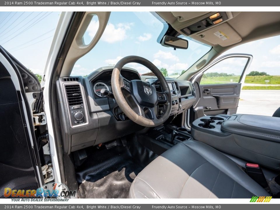 2014 Ram 2500 Tradesman Regular Cab 4x4 Bright White / Black/Diesel Gray Photo #20