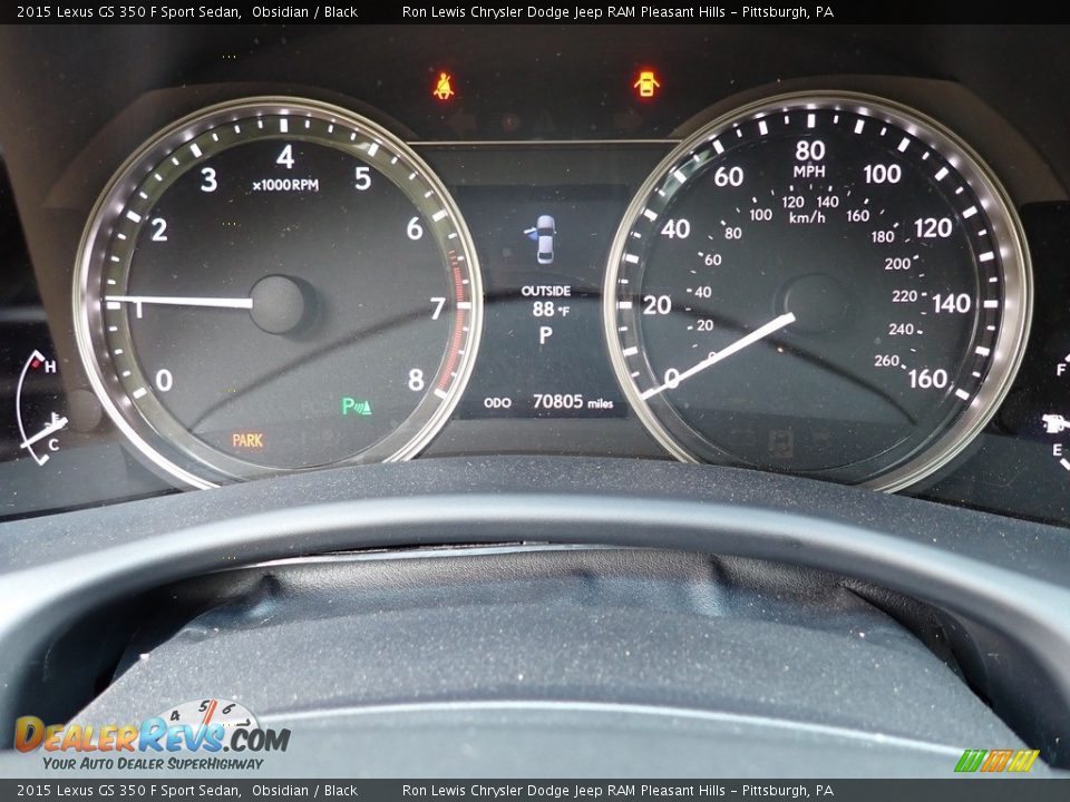 2015 Lexus GS 350 F Sport Sedan Gauges Photo #20