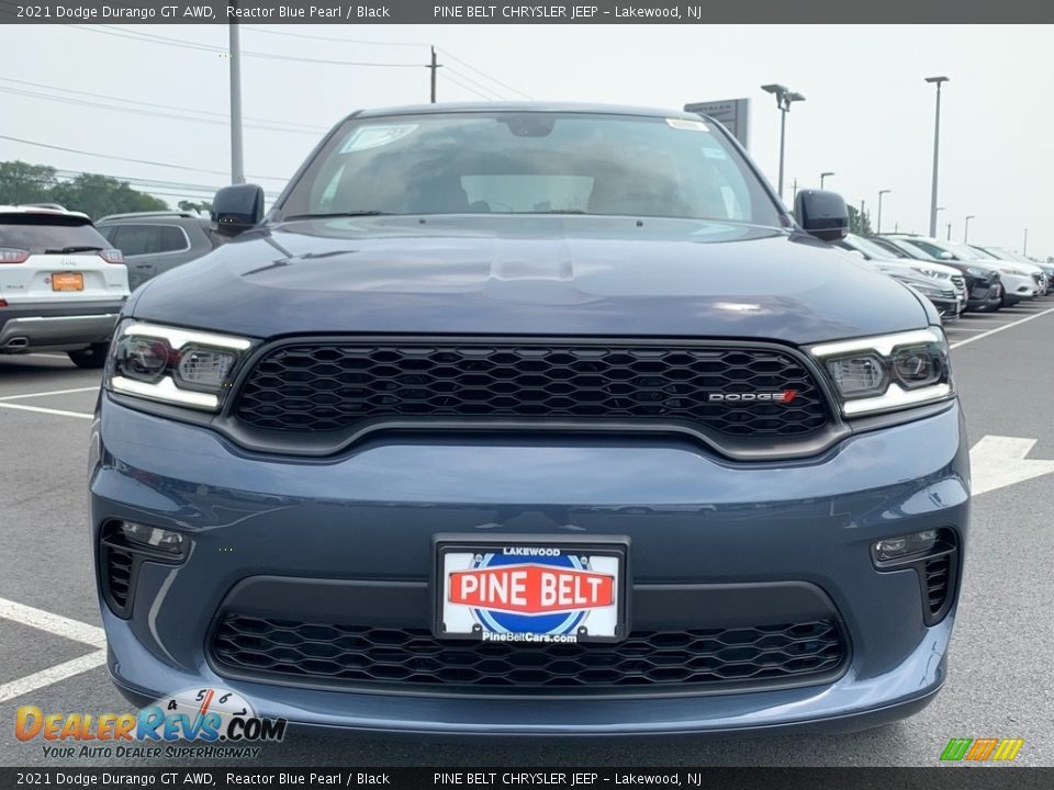 2021 Dodge Durango GT AWD Reactor Blue Pearl / Black Photo #2