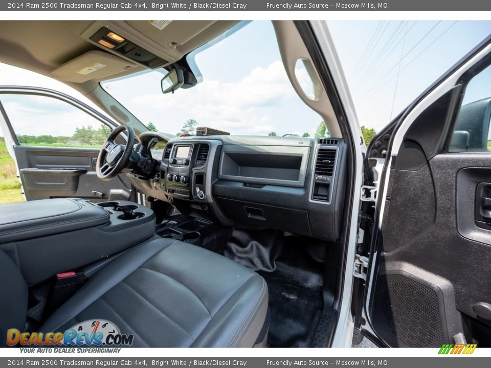 2014 Ram 2500 Tradesman Regular Cab 4x4 Bright White / Black/Diesel Gray Photo #25