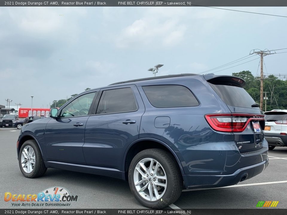 2021 Dodge Durango GT AWD Reactor Blue Pearl / Black Photo #4