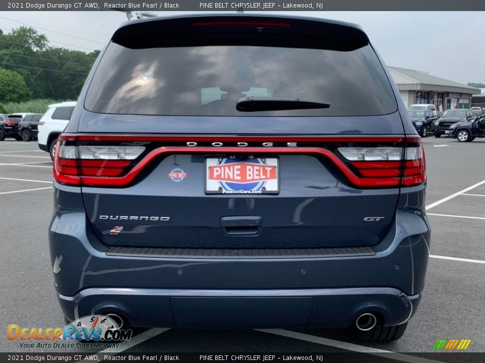 2021 Dodge Durango GT AWD Reactor Blue Pearl / Black Photo #5