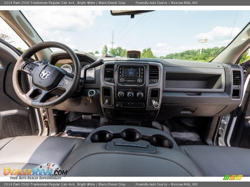 2014 Ram 2500 Tradesman Regular Cab 4x4 Bright White / Black/Diesel Gray Photo #28