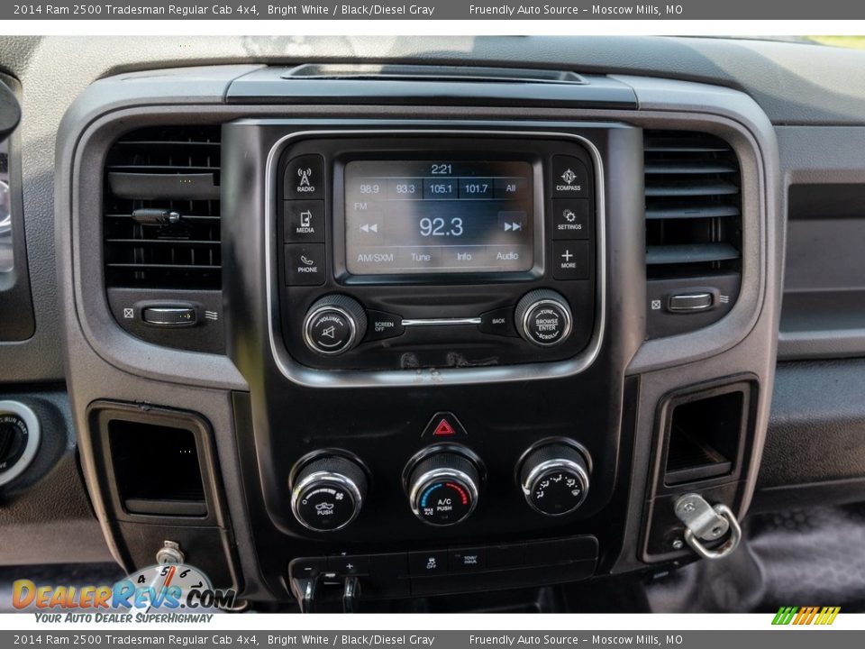 2014 Ram 2500 Tradesman Regular Cab 4x4 Bright White / Black/Diesel Gray Photo #29