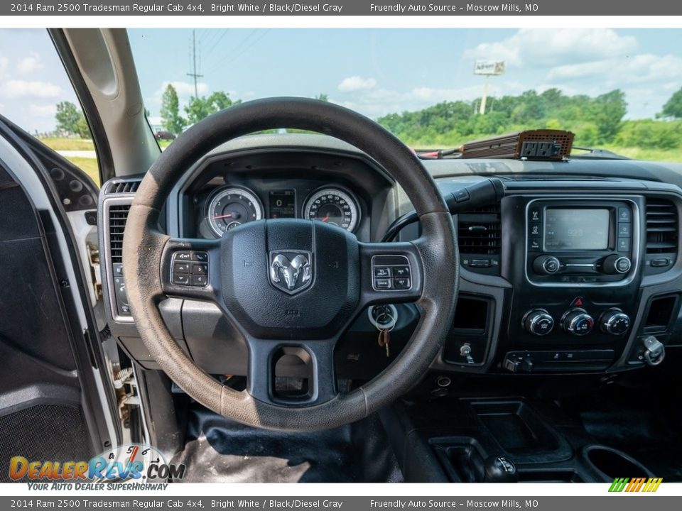 2014 Ram 2500 Tradesman Regular Cab 4x4 Bright White / Black/Diesel Gray Photo #30