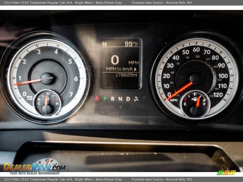 2014 Ram 2500 Tradesman Regular Cab 4x4 Gauges Photo #33