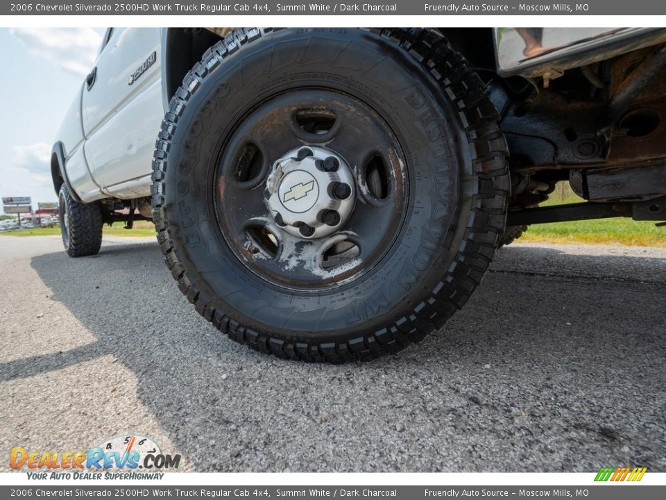 2006 Chevrolet Silverado 2500HD Work Truck Regular Cab 4x4 Summit White / Dark Charcoal Photo #2